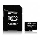 Silicon Power 64GB microSDXC C10 UHS-I + SD Superior